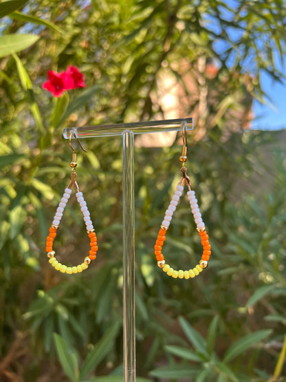 Candy Corn Earrings