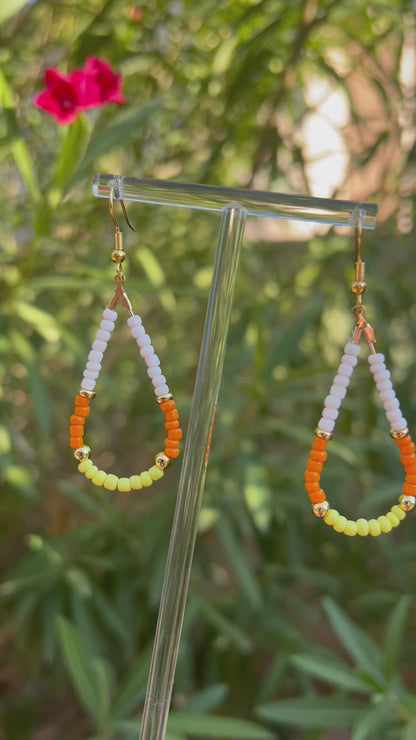 Candy Corn Earrings