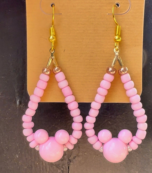 Pretty In Pink Earrings
